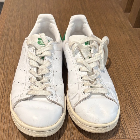 adidas Shoes - adidas White and Green Sneakers